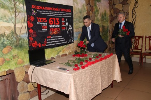 24 февраля ХКОО "Содружество азербайджанцев" провело мероприятие, посвященное 30-й годовщине  Ходжалинской трагедии.