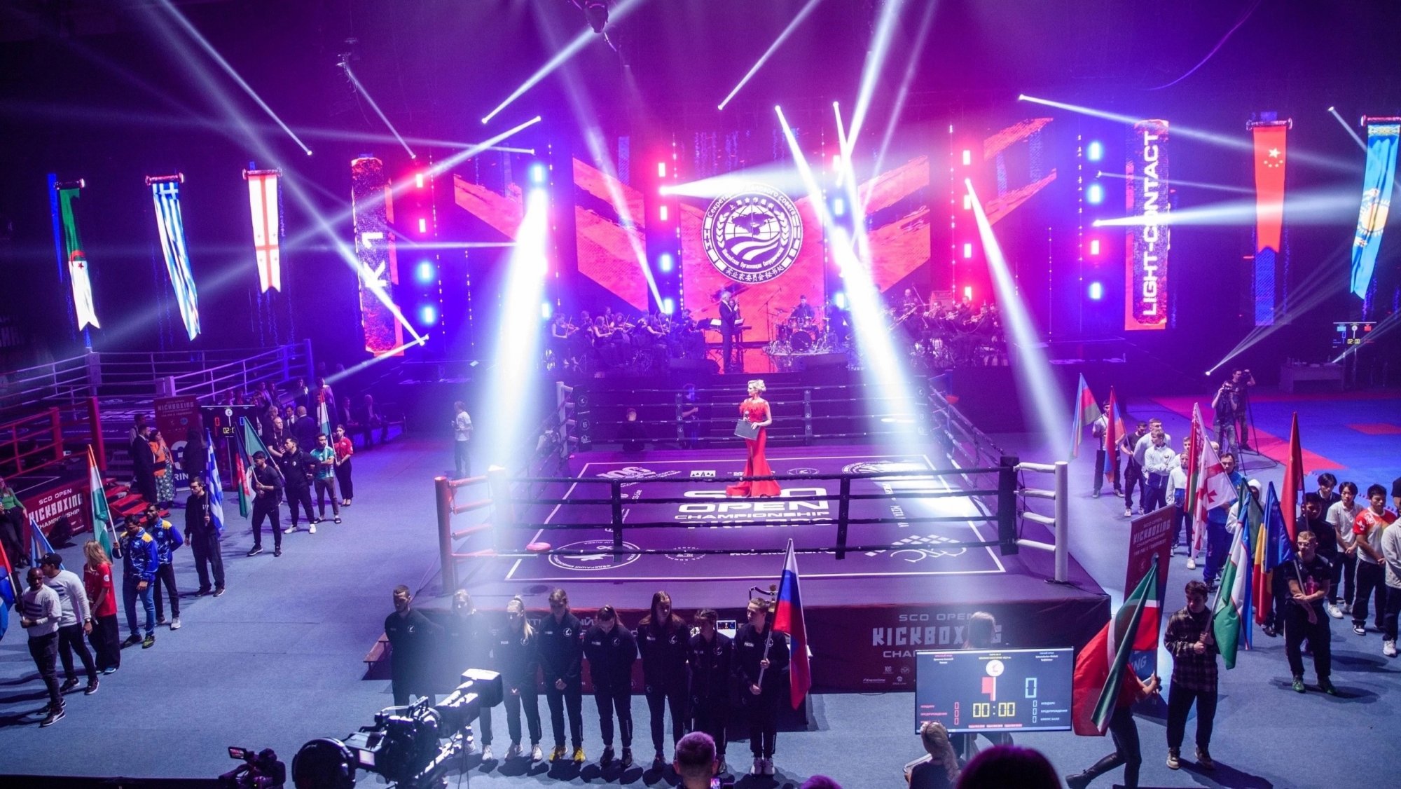 Более 700 спортсменов из 16 стран принимают участие в международном турнире по кикбоксингу в Раменском